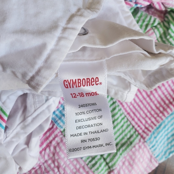 Gymboree seersucker set 12-18 months - Picture 4 of 5